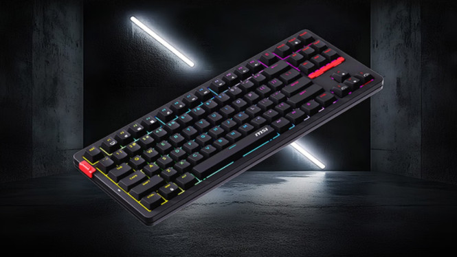 MSI Luncurkan Keyboard Mekanis Nirkabel Forge GK300 TKL, Desain Ringkas dan Ergonomis, Tiga Mode Koneksi yang Fleksibel, Dua Pilihan Sakelar: Merah Linear dan Biru Taktil, Struktur Internal Canggih dengan Peredam Suara, Keycap Tahan Lama dan Pencahayaan RGB Dinamis, Daya Tahan Baterai dan Portabilitas, Produk Baru Lain dari MSI