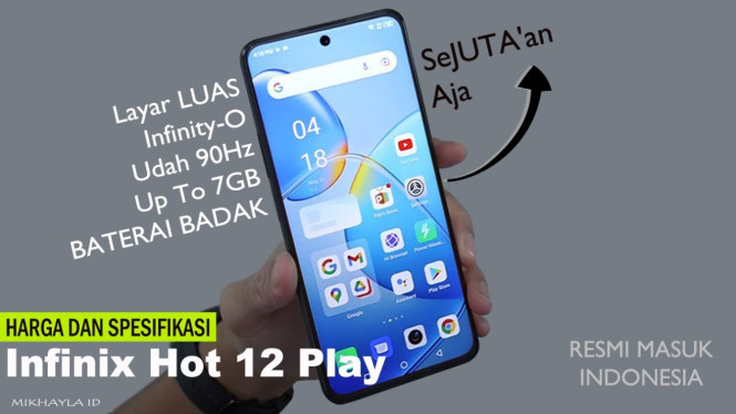Infinix Hot 12 Play, Performa Kencang untuk Game Populer, Layar Luas dan Responsif, Baterai Jumbo 6000 mAh untuk Maraton Gaming, Desain Stylish dan Ergonomis, Unggul di Antara Para Pesaing, Kesimpulan: Pilihan Terbaik untuk Gamer Pemula 2025
