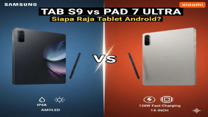 Samsung Galaxy Tab S9 vs Xiaomi Pad 7 Ultr, Layar dan Tampilan Visual, Performa dan Dapur Pacu, Kamera dan Fitur Fotografi, Audio dan Konektivitas, Daya Tahan Baterai dan Pengisian Daya, Sistem dan Fitur Tambahan, Pilih yang Mana?