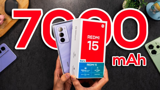 Redmi 15, 1. Baterai Super 7.000 mAh, Isi Cepat dan Bisa Jadi Power Bank, 2. Desain Stylish dan Nyaman Digenggam, 3. Performa Andal untuk Produktivitas dan Hiburan, 4. Fitur Cerdas untuk Gaya Hidup Modern