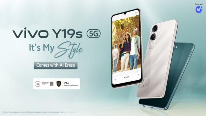 Vivo Y19s 5G Resmi Meluncur, Desain dan Tampilan Layar yang Memanjakan Mata, Performa Tangguh dengan Chipset Dimensity 6300, Sistem Operasi dan Antarmuka Modern, Kamera Sederhana untuk Hasil yang Jelas, Konektivitas Lengkap dan Fitur Keamanan Andal, Pilihan Warna dan Harga yang Kompetitif