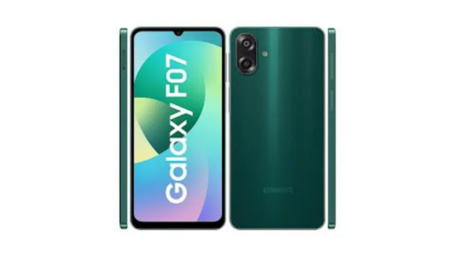 Samsung Galaxy F07 Resmi Dirilis, Harga 1 Jutaan dengan Baterai Awet 5.000 mAh, Layar 6,7 Inci 90 Hz dan Desain Ringan untuk Penggunaan Harian, Chipset Helio G99, RAM 4 GB dan Penyimpanan 64 GB, Kamera Utama 50 MP untuk Dokumentasi Harian, Baterai 5.000 mAh dan Pengisian Cepat 25 W, Android 15 dan Dukungan Pembaruan Keamanan Enam Tahun, Konektivitas Lengkap dan Fitur Tambahan, Pilihan Baru untuk Pengguna Ponsel Murah