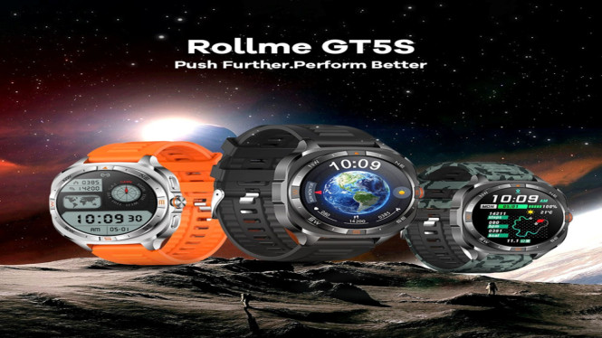 Rollme GT5S Resmi Meluncur, Desain dan Layar: Ringan, Kokoh, dan Mudah Dibaca di Luar Ruangan, Performa: Hemat Energi dan Stabil untuk Pemantauan Aktivitas, Konektivitas dan Pembaruan Perangkat Lunak, Navigasi Presisi Tinggi Berkat GNSS Dual-Band, Fitur Kebugaran: Lebih dari 100 Mode Olahraga, Harga dan Ketersediaan