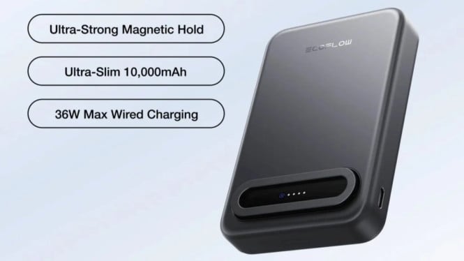 EcoFlow Luncurkan Power Bank 10.000 mAh, Pengisian Nirkabel Qi2 hingga 15W, Pengisian Kabel Hingga 36W, Desain Kompak, Ringan, dan Nyaman untuk Aktivitas Harian, Kickstand Bawaan, Fitur Pembeda yang Fungsional, Indikator LED yang Sederhana dan Efektif, Harga Perkenalan yang Lebih Kompetitif, Pilihan Tepat untuk Pengguna yang Mengutamakan Kepraktisan