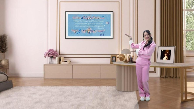 The Frame dan Music Frame Samsung ala Naura Ayu, The Frame Samsung: TV Aesthetic yang Bisa Menjadi Galeri Seni Pribadi, Music Frame Samsung: Speaker Aesthetic dengan Dolby Atmos yang Powerful, Q-Symphony Samsung: Rahasia Harmonisasi Sempurna The Frame dan Music Frame, Mengubah Kamar Menjadi Galeri Seni dan Studio Musik, Alasan duo ini cocok untuk generasi muda dan rumah modern, Naura Ayu dan Inspirasi dari The Frame &amp; Music Frame, Waktunya Menghadirkan Galeri Seni Modern di Rumah Anda