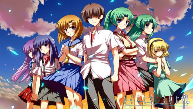 Higurashi no Naku Koro ni (When They Cry), 1. Higurashi no Naku Koro ni (When They Cry), 2. Another, 3. Shiki, 4. Tokyo Ghoul