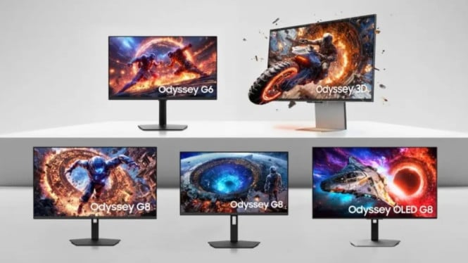 Monitor Gaming Terbaru Samsung Bikin Melongo: 6K, 3D, dan 1.040Hz dalam Satu Perangkat!, Odyssey 3D (G90XH): Monitor 6K 3D Tanpa Kacamata Pertama di Dunia, Odyssey G6 (G60H): Monitor dengan Refresh Rate 1.040Hz Pertama di Dunia, Odyssey G8 Series: Tiga Varian untuk Setiap Jenis Pengguna, Konektivitas Masa Depan: HDMI 2.1 &amp; DisplayPort 2.1, Dampak pada Industri Gaming &amp; Konten Kreatif, Kesimpulan: Era Baru Visual Digital Telah Dimulai