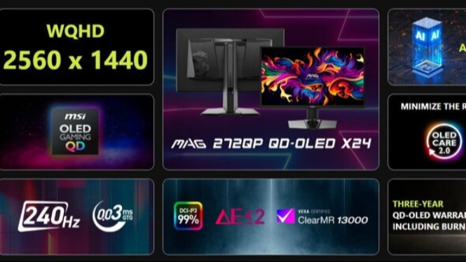 MSI Rilis Monitor QD-OLED 1440p 240Hz dengan USB-C, Harga 9!, Desain dan Panel: QD-OLED Generasi Ketiga dengan Komitmen Anti-Burn-In, Performa Gaming: 240Hz, 0.03ms, dan Dukungan Konsol Generasi Baru, Konektivitas Unggulan: USB-C dengan Power Delivery 15W, Ergonomi dan Kenyamanan Pengguna, Harga dan Ketersediaan: Nilai Luar Biasa di Bawah 0, Kesimpulan: Monitor Serba Bisa dengan Harga yang Menggoda