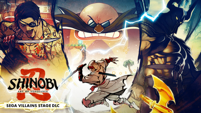 DLC SHINOBI Art of Vengeance Rilis: Tantang Majima & Eggman!