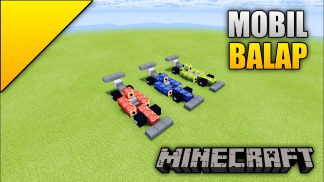 Mobil Balap di Minecraft
