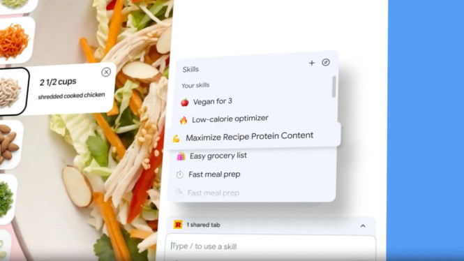 Fitur Skills Google Chrome: Simpan & Pakai Ulang Prompt Gemini