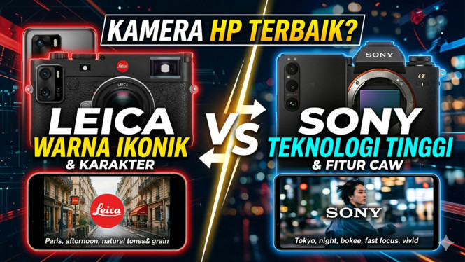 Kamera Leica vs Sony