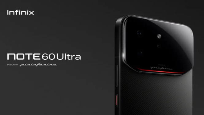 Desain bodi belakang Infinix Note 60 Ultra Pininfarina dengan aksen garis merah, Desain Uni-Chassis dan Estetika Pininfarina, Performa MediaTek Dimensity 8400 Ultimate dan Pendingin VC, Layar AMOLED 1.5K dengan Refresh Rate 144Hz, Sistem Kamera 200MP dan Kemampuan Telefoto, Baterai 7.000 mAh dan Teknologi Pengisian Cepat, Harga dan Ketersediaan Infinix Note 60 Ultra Pininfarina di Indonesia