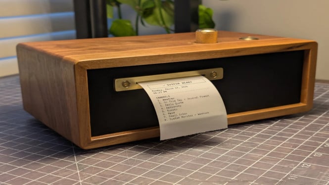 Lawan Screen Fatigue, Paper Console PC-1 Cetak Berita Otomatis