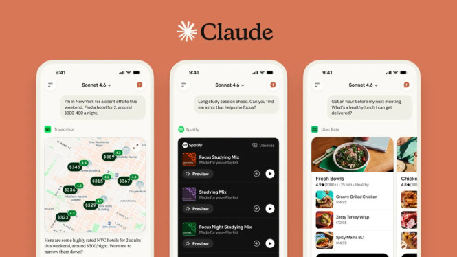 Claude Connectors Makin Canggih: Bisa Pesan Uber dan Spotify