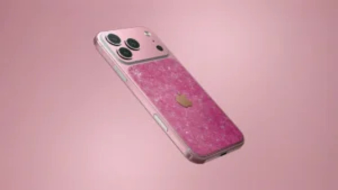 Caviar Rilis iPhone 17 Pro Caviar Edisi Rose Bertabur Berlian