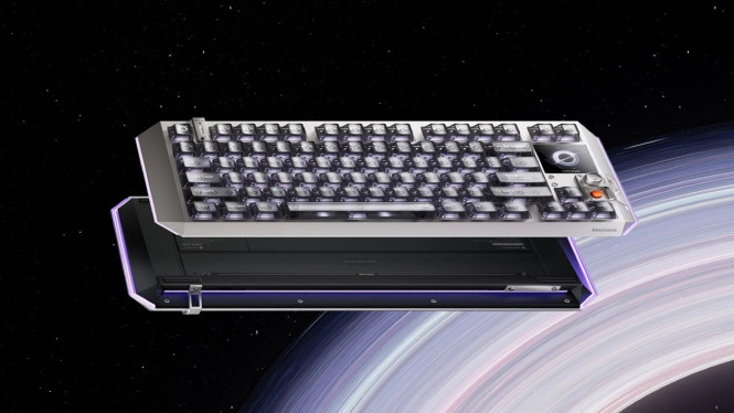 MelGeek Centauri80: Keyboard Pintar OLED & Hall Effect