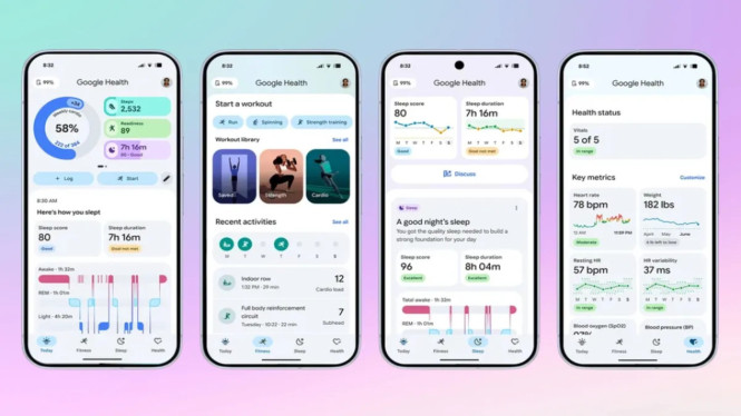 Fitbit Resmi Berakhir, Aplikasi Google Health Hadir dengan Fitur AI