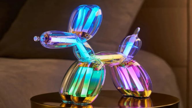 Lexon x Jeff Koons: Lampu dan Speaker Balloon Dog Mewah
