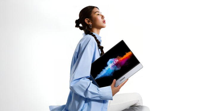 Ugreen AP16 monitor portable 16 inci dengan layar 165Hz, Desain Tipis dan Ringan untuk Mobilitas, Layar IPS 16 Inci dengan Rasio 16:10 dan 165Hz, Konektivitas Lengkap dan Kompatibilitas Luas, Pengalaman Penggunaan dan Hal yang Perlu Diperhatikan