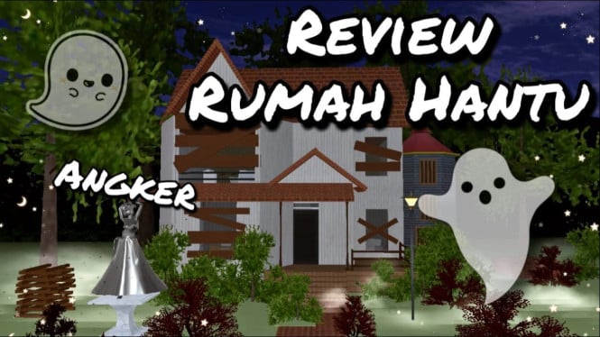 Rumah Hantu Sakura School Simulator, 1. Rumah Hantu Seram, 2. Rumah Hantu Castle, 3. Rumah Hantu Desa Quarry, 4. Rumah Hantu Golden Cat, 5. Kampung Rumah Hantu, 6. Museum Hantu