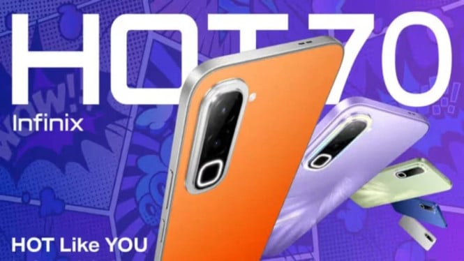 Infinix Hot 70 Resmi Meluncur