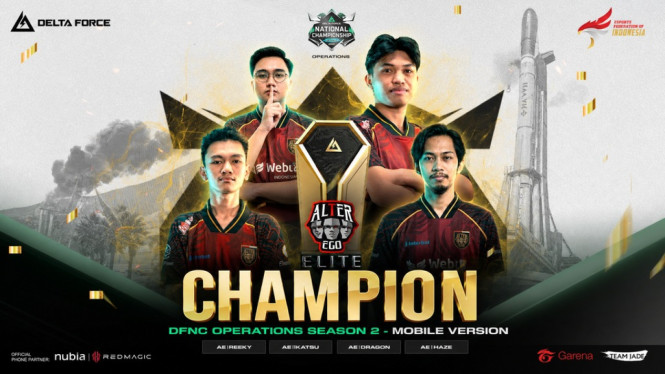 Juara Delta Force National Championship Season 2 Resmi Lahir