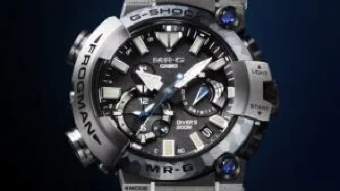 Casio Rilis G-Shock Termahal Seri Frogman Berlapis Safir
