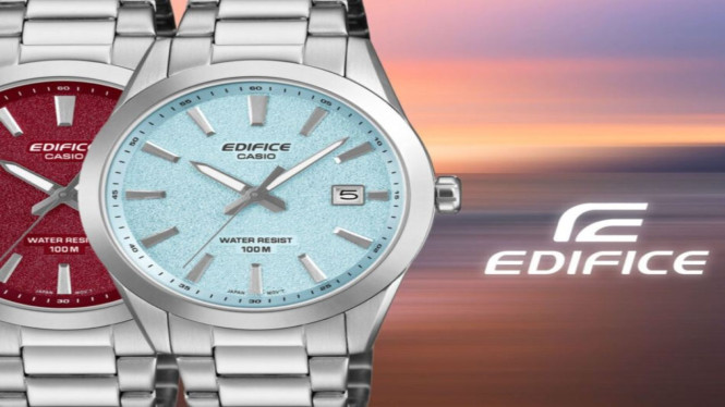 Casio Edifice EFV-160D Hadir dengan Dial Tekstur Kristal yang Elegan, Dial Kristal Beku yang Membawa Nuansa Baru, Mesin Quartz Andal yang Tetap Jadi Andalan, Bodi dan Kaca Mineral yang Nyaman dan Tahan Lama, Fitur Tahan Air dan Cahaya untuk Penggunaan Aktif