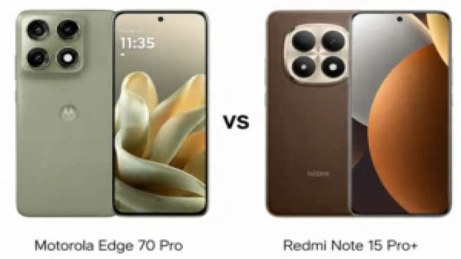 Motorola Edge 70 Pro vs Redmi Note 15 Pro+: Mana Terbaik?