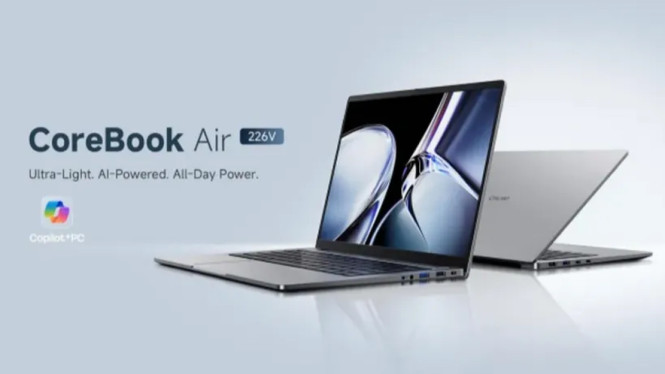 CHUWI CoreBook Air Resmi Hadir: Laptop AI Ringan dengan Layar 2.8K &amp; Intel Lunar Lake!, Desain Premium Ringan: Aluminium CNC untuk Mobilitas Tanpa Kompromi, Layar Visual Impresif: 2.8K, 90Hz, dan 100% sRGB, Intel Lunar Lake: Otak AI dengan 97 TOPS dan Efisiensi Daya Tinggi, Windows 11 Pro + Tombol AI Khusus: Pengalaman Copilot+ yang Utuh, RAM, Penyimpanan, dan Daya Tahan Baterai yang Andal, Konektivitas Lengkap: Dual Thunderbolt 4 &amp; Lebih Banyak Port, Harga dan Ketersediaan: Peluang Emas di Segmen Mid-High, Kesimpulan: Revolusi Laptop AI yang Terjangkau dan Nyata
