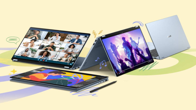 Asus Kenalkan Empat Vivobook OLED Dengan Klaim Daya Tahan 25 Jam, Tampilan Vivobook Flip baru Asus (Photo: Asus), Empat Varian Vivobook Baru Ditenagai Snapdragon X, Vivobook S14 S5408 dari samping (Photo: Asus), Layar OLED Jadi Sorotan, Vivobook S16 S5608 menutup layar (Photo: Asus), RAM dan Penyimpanan Dianggap Terbatas, Daya Tahan Baterai dan Kapasitas Yang Sama Untuk Semua Ukuran, Harga Dan Ketersediaan Belum Dikonfirmasi
