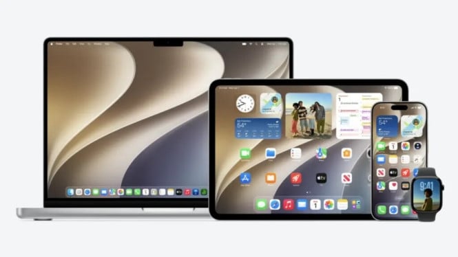 m‌acOS 27 Golden Gate Hentikan Dukungan Mac Intel, Apple Rilis Daftar Perangkat, iOS 27: Dukungan Luas untuk Keluarga iPhone, iPadOS 27: Beberapa Model Lawas Mulai Tersisih, Tangkapan layar antarmuka Siri AI dengan percakapan yang lebih alami di iOS 27., macOS 27 Golden Gate: Tamat Sudah Era Intel, watchOS 27: Apple Watch Series 9 Sempat "Raib", Potensi Rilis di Indonesia