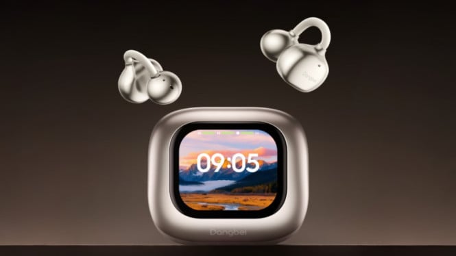 Dangbei Air 1S, Casing Pintar dengan Layar AMOLED 2,04 Inci, Desain Clip-On yang Nyaman untuk Pemakaian Seharian, Driver 12mm dan Dukungan Audio Resolusi Tinggi, Fitur AI Jadi Senjata Utama, Bluetooth 6.0 dan Audio Spasial, Baterai Tahan Hingga 42 Jam, Persaingan Earbud Clip-On Semakin Ketat