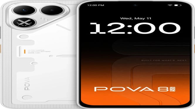 Pova 8 5G, Layar Besar dengan Refresh Rate 144Hz, Performa Mengandalkan Chip Dimensity 7100, Kamera Sony 50MP untuk Kebutuhan Harian, Baterai 8.000mAh Jadi Nilai Jual Utama, Alive Matrix Display Hadirkan Pengalaman Interaktif, Tangguh dengan Sertifikasi Militer, Harga dan Ketersediaan