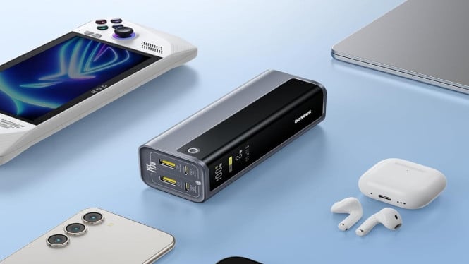 B‌aseus EnerGeek GR12 Power Bank Isi Ulang Cepat 145W Tawarkan Kapasitas Besar, Desain dan Kapasitas Besar Untuk Pengisian Optimal, Power Bank B‌aseus EnerGeek GR12 dengan desain kompak dan layar digital, Pengisian Cepat Hingga 145W dengan Empat Port, Layar Digital untuk Informasi Pengisian Lebih Jelas, Dukungan Standar Fast Charging Lengkap, Potensi Ketersediaan dan Harga di Indonesia