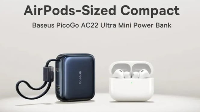 Power Bank Sekecil AirPods! Baseus PicoGo AC22 Ultra Mini Rilis, Desain Revolusioner: Sekecil Casing AirPods, Tapi Berotot, Performa Mengesankan: Fast Charging 45W untuk Laptop &amp; Gadget, Port USB-C Multifungsi: Input, Output, hingga Pegangan, Layar OLED Mini: Pantau Daya Secara Real-Time, Portabilitas Ekstrem: “Cuma Segenggam Tangan”, Harga dan Ketersediaan: Rp1 Jutaan, Rilis Februari 2026, Mengapa Ini Penting? Tren Miniaturisasi Daya Portabel, Kesimpulan: Power Bank Impian untuk Gaya Hidup Mobile