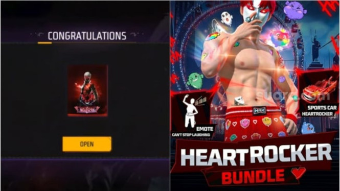Klaim! Kode Redeem FF 9 Januari 2026, Buru Bundle Heartrocker