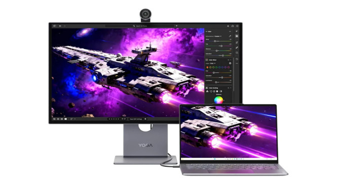 Lenovo Rilis Yoga Pro 27UD-10, Monitor OLED 27 Inci dengan Dolby Vision dan Atmos