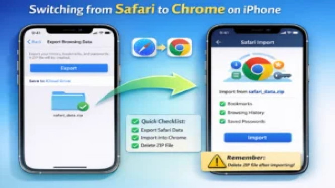 Revolusi Transfer Data: Chrome iOS Mudahkan Pindah dari Safari, Mengapa Pembaruan Google Chrome iOS Ini Penting?, Keamanan Data dan Batasan Privasi Apple, Panduan Lengkap: Cara Transfer Safari Data ke Chrome, Analisis Dampak pada Persaingan Peramban