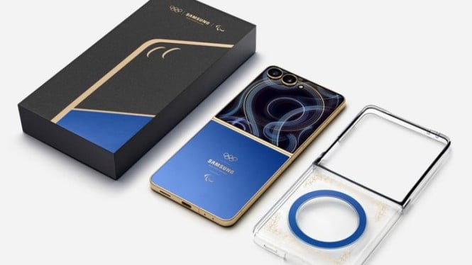Atlet Olimpiade Dapat Hadiah Spesial: Galaxy Z Flip 7 Emas dari Samsung!, Desain Eksklusif: Biru Milano, Bingkai Emas, dan Semangat Persatuan, Fitur Khusus Atlet: Victory Selfie Kini untuk Tim Beregu!, Galaxy Athlete Card &amp; Aplikasi Terintegrasi untuk Pengalaman Digital Atlet, Fitur Pendukung Multinasional: Terjemahan Real-Time Tanpa Internet, Spesifikasi Sama dengan Versi Reguler, Tapi dengan Sentuhan Eksklusif, Distribusi &amp; Dukungan Langsung di Olympic Village, Mengapa Ini Lebih dari Sekadar Gadget?, Kesimpulan: Teknologi sebagai Bagian dari Warisan Olimpiade
