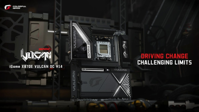 Colorful iGame X870E Vulcan OC Pecahkan Rekor Overclock