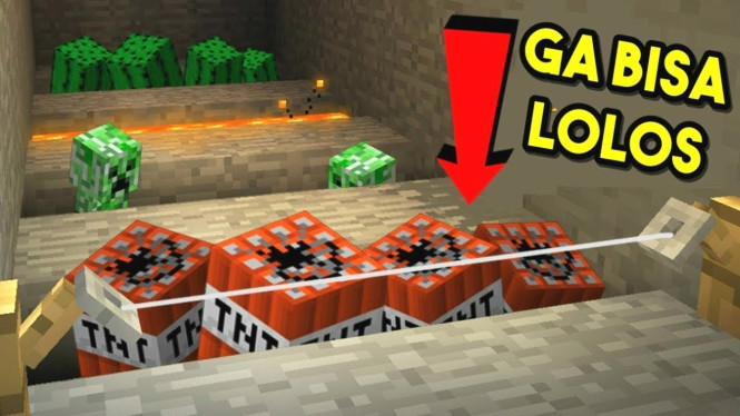 Jebakan Musuh di Minecraft