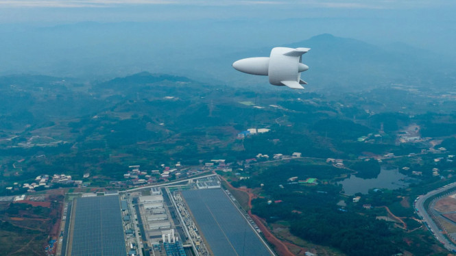 Cina Uji Coba Turbin Angin Udara S2000: Melayang di 2.000 Meter