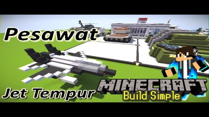 Pesawat Tempur di Minecraft