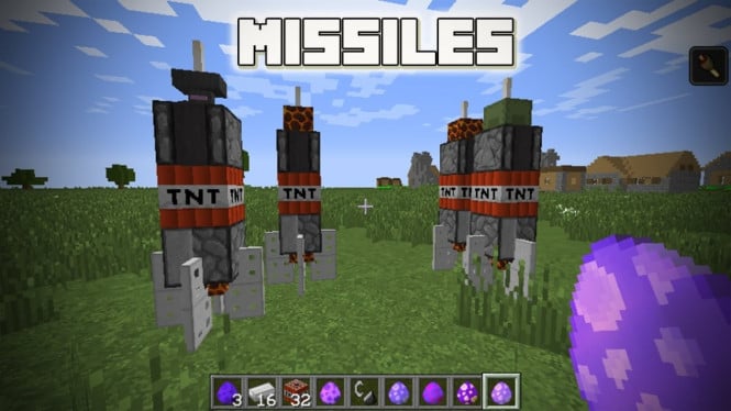 Rudal di Minecraft