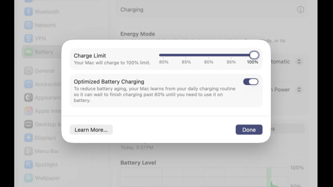 macOS 26.4 Hadirkan Fitur Charge Limit &amp; Integrasi Shortcuts!, Apa Itu Fitur Charge Limit?, Cara Mengaktifkan Charge Limit di Mac, Integrasi Charge Limit ke Aplikasi Shortcuts: Otomatisasi Cerdas, Mengapa Fitur Ini Penting untuk Pengguna MacBook?, Catatan Teknis: Bagaimana Apple Menjaga Akurasi Baterai?, Kapan macOS 26.4 Dirilis Secara Publik?, Kesimpulan: Langkah Kecil, Dampak Besar bagi Umur Baterai Mac