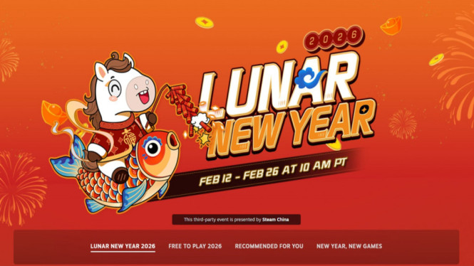 Diskon Steam Imlek 2026: Game PC Pilihan Turun Harga 90%!