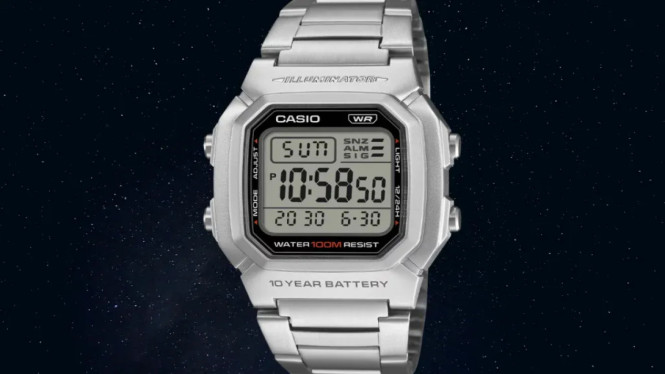 Casio W-800HD-1AV Resmi Rilis, Jam Digital Retro Baterai 10 Tahun!