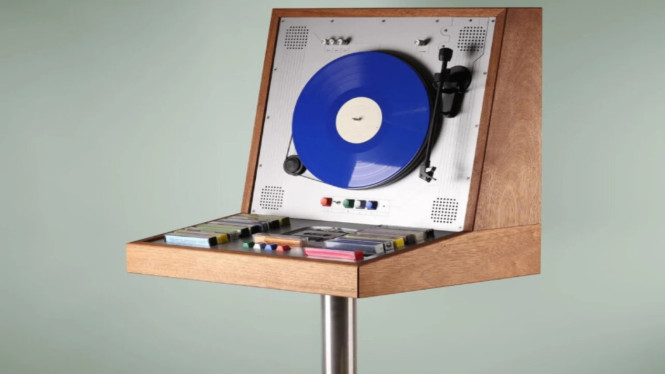 Love Hultén Rilis Music Cabinet Unik: Putar Vinyl Vertikal!